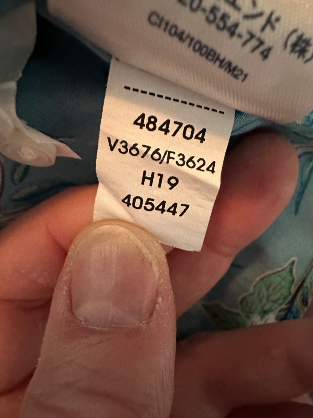 Lands' End 18W No Iron 100% Supima Cotton Floral Long Slv Button Down Top - Picture 6 of 7